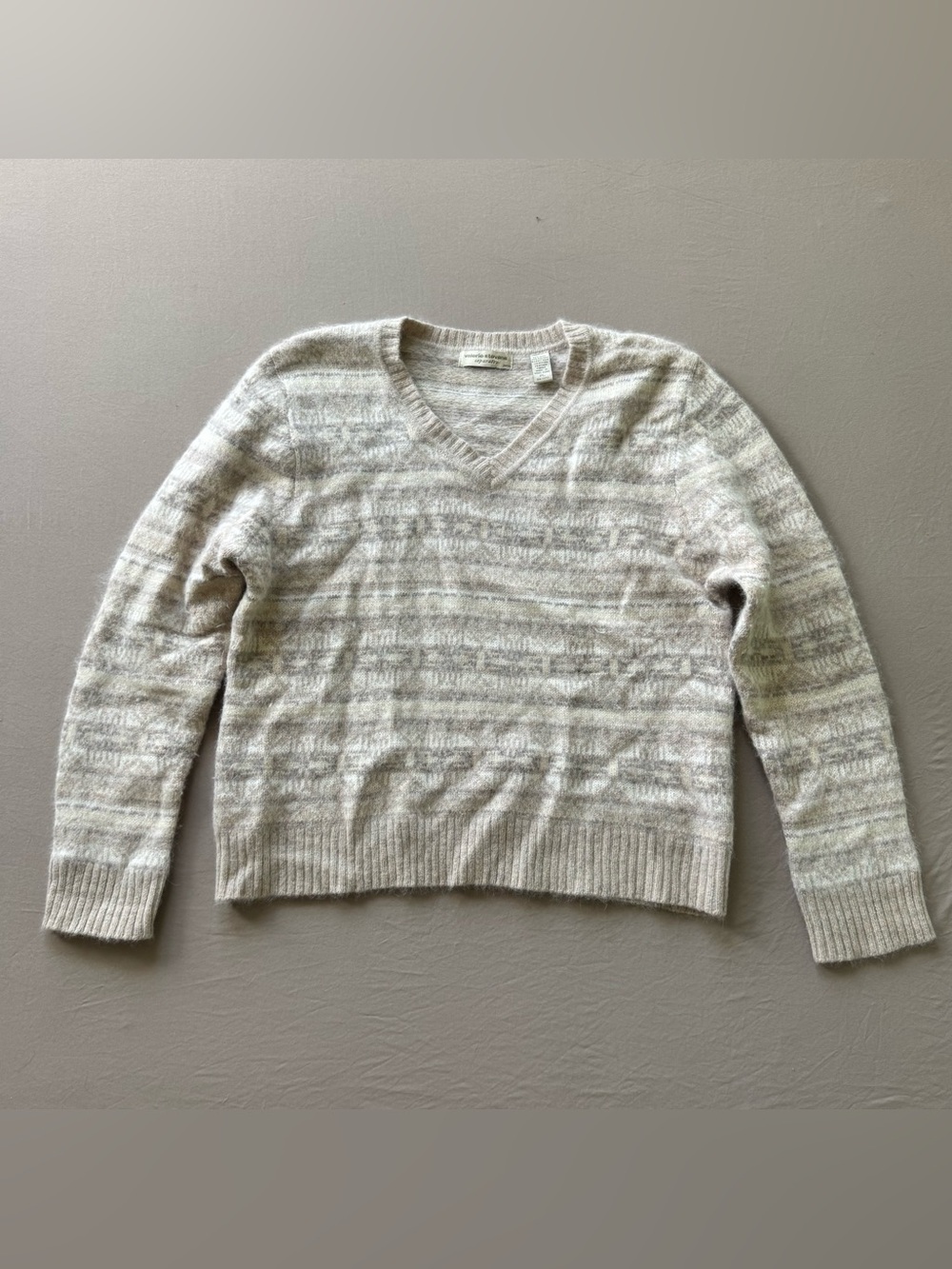 Vintage Valerie Steven’s Fair Isle Wool Knit Sweater